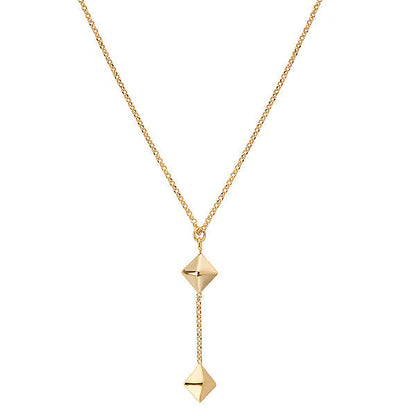 Italian Gold Plated Y Necklace