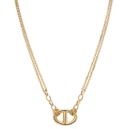 Italian Gold Plated Mariner Necklace