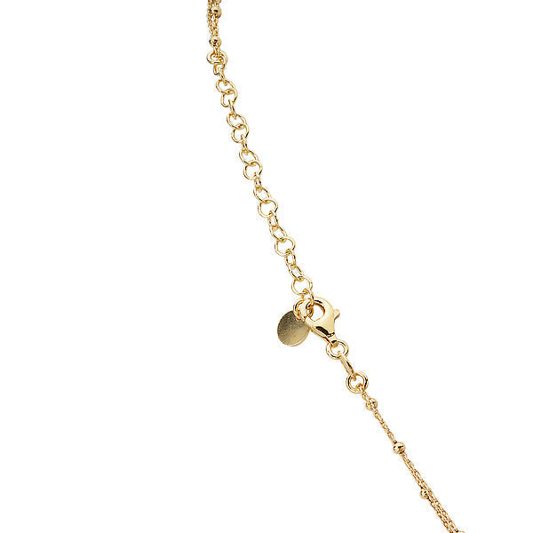 Italian Gold Plated Pearl Necklace