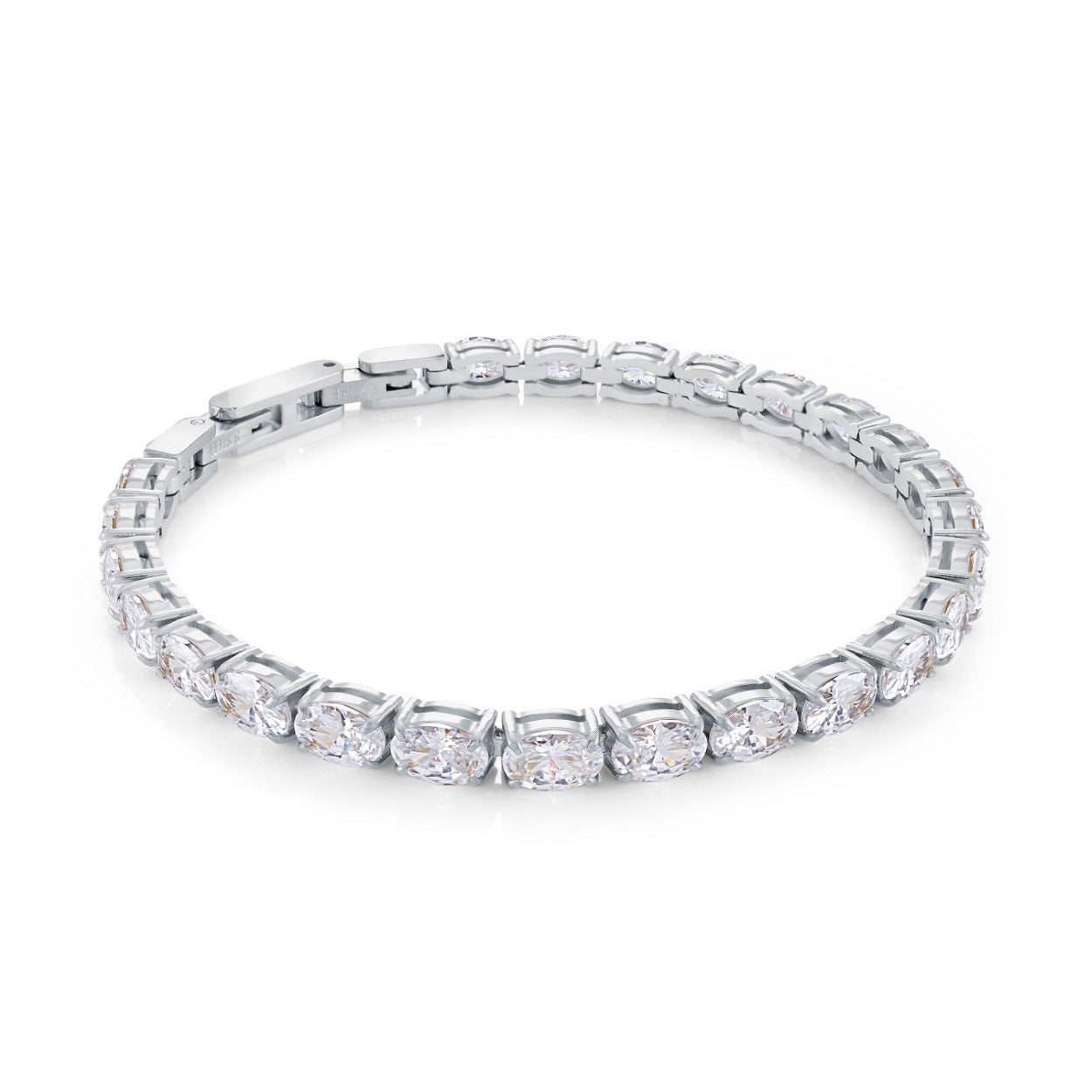 4MM-OVAL TENNIS BRACELET
