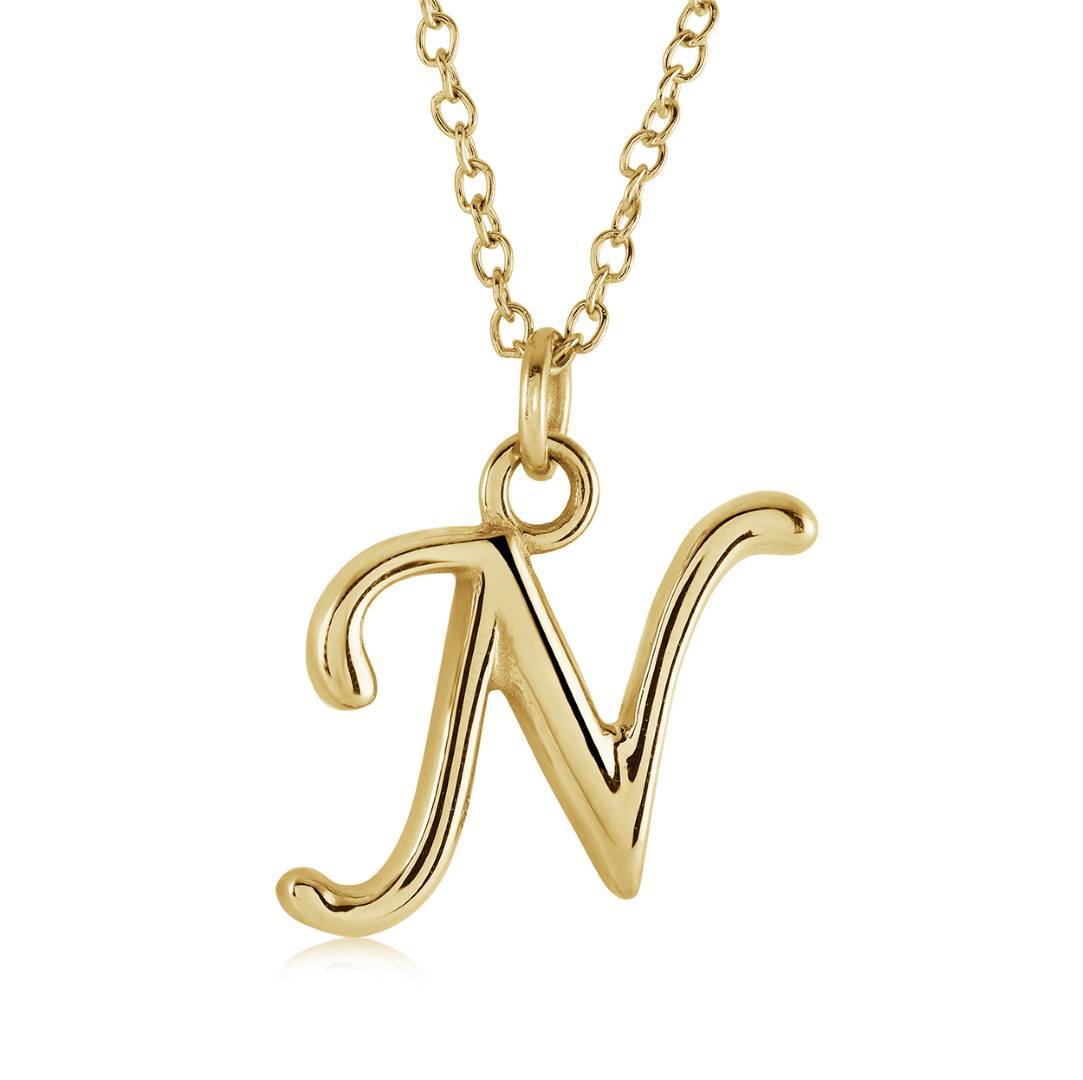 CURSIVE INITIAL NECKLACE