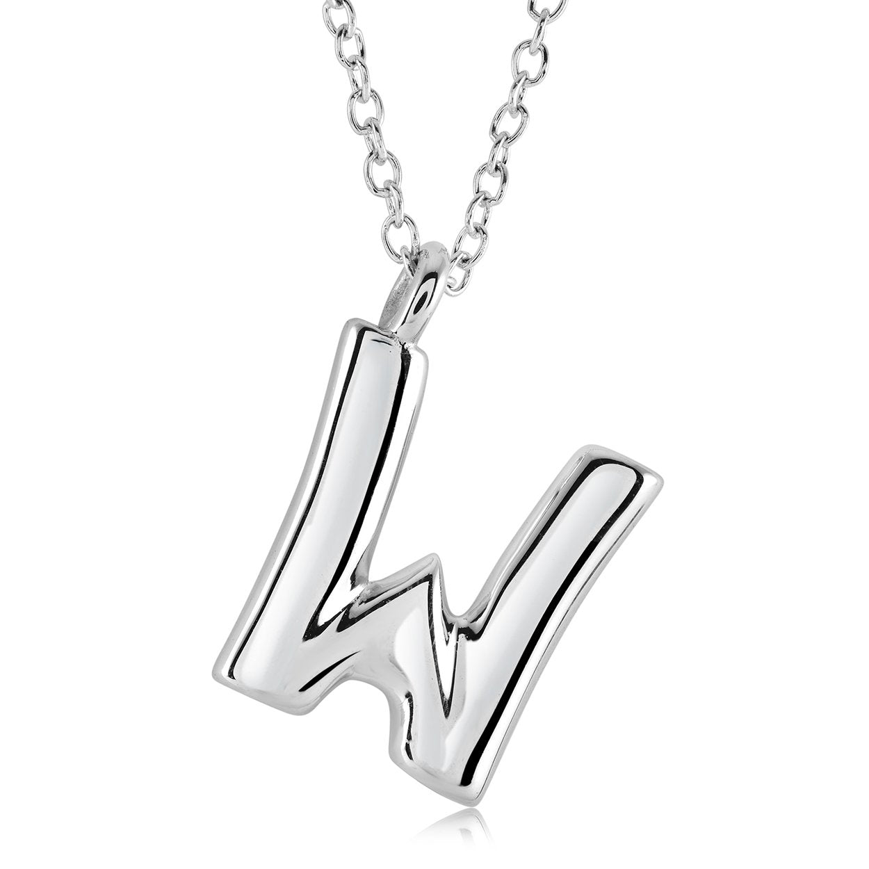 BUBBLE INITIAL NECKLACE