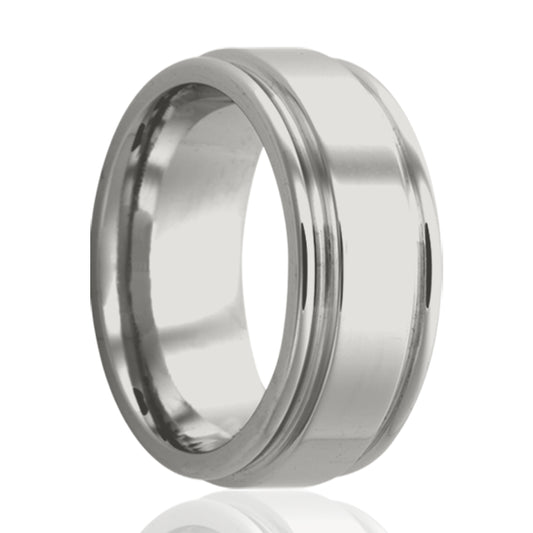 Cobalt Comfort Fit Ring with Polished Finish
