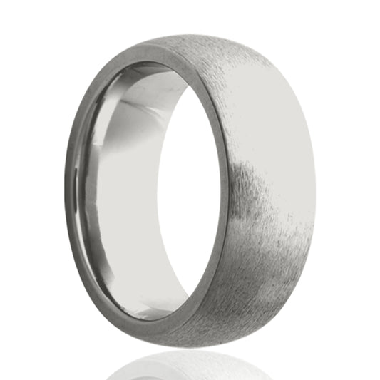 Cobalt Dome Satin Finish Ring - Comfort Fit