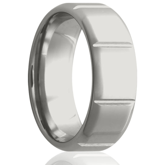 Cobalt Comfort Fit Ring with Polished Finish