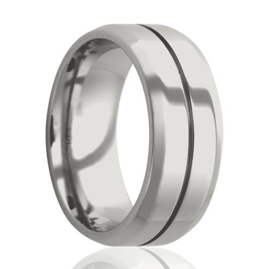 Cobalt Comfort Fit Ring with Polished Finish