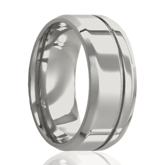 Cobalt Comfort Fit Ring with Polished Finish