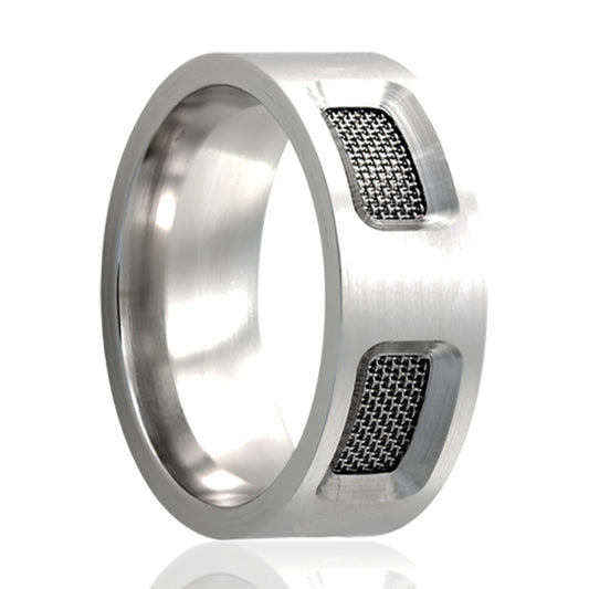 Cobalt Mesh Screen Ring - Flat Satin Finish