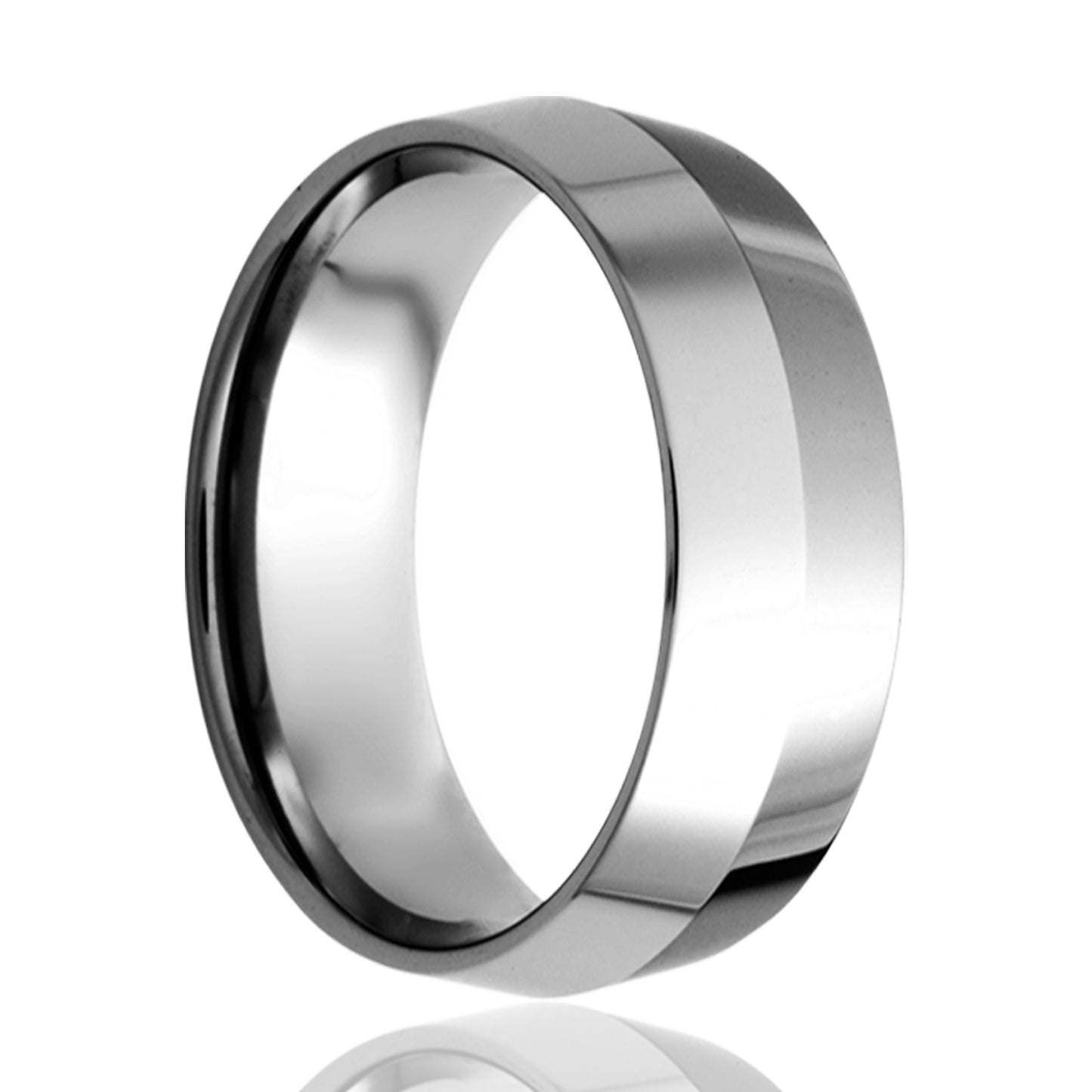 Tungsten Knife Edge Polished Ring - Fast Delivery