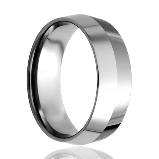 Tungsten Knife Edge Polished Ring - Fast Delivery