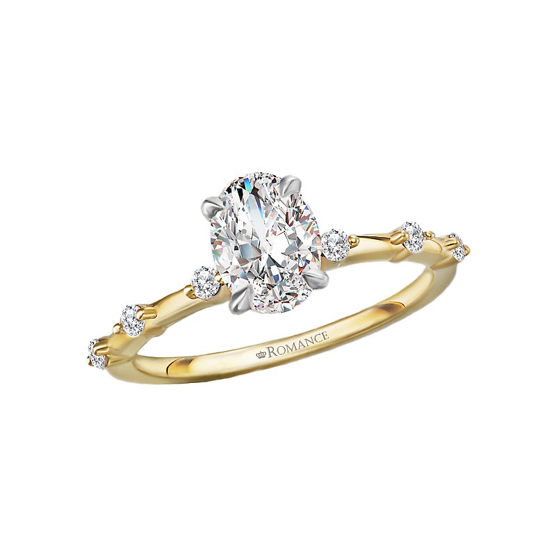 Romance Semi-Mount Diamond Engagement Ring