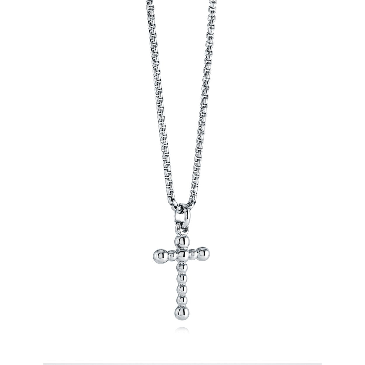 BEADED CROSS PENDANT