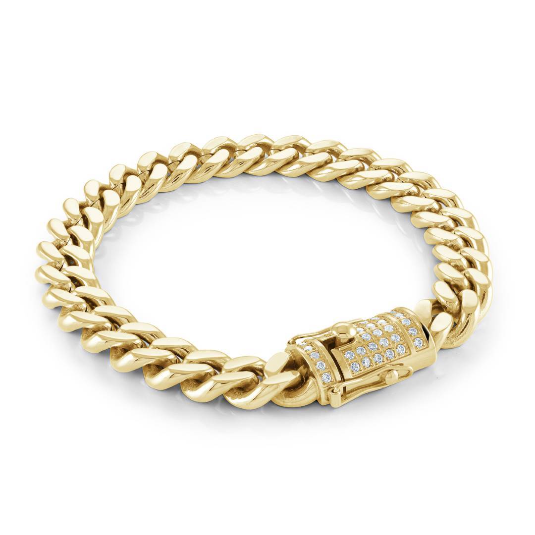 10MM CUBAN CZ BRACELET
