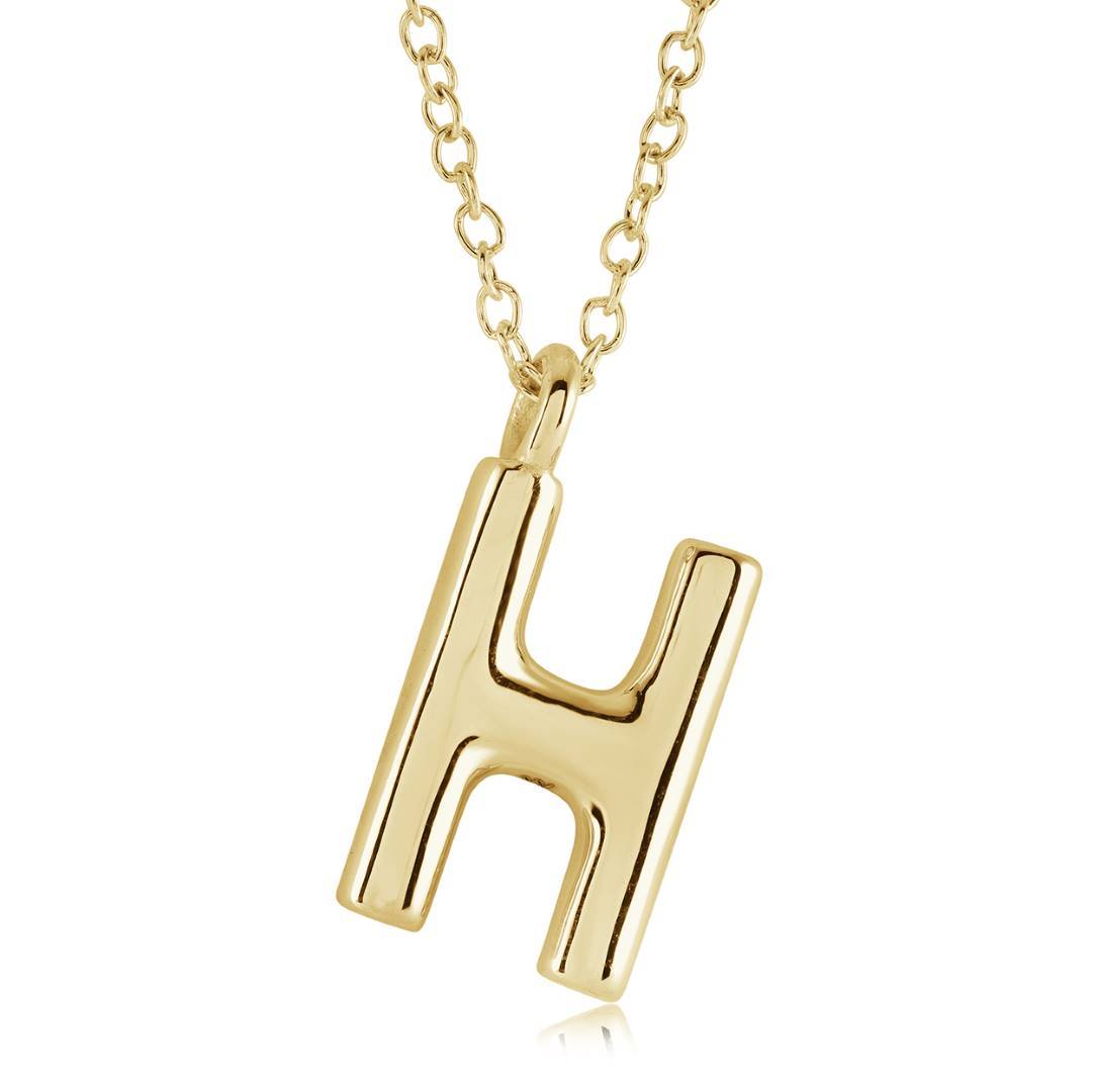 BUBBLE INITIAL NECKLACE