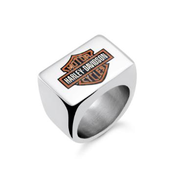 BIKER SQUARE SIGNET RING
