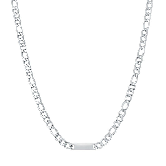 6MM ENGRAVABLE FIGARO CHAIN