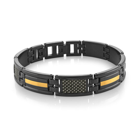 12MM CARBON-FIBRE STRIPE BRACELET