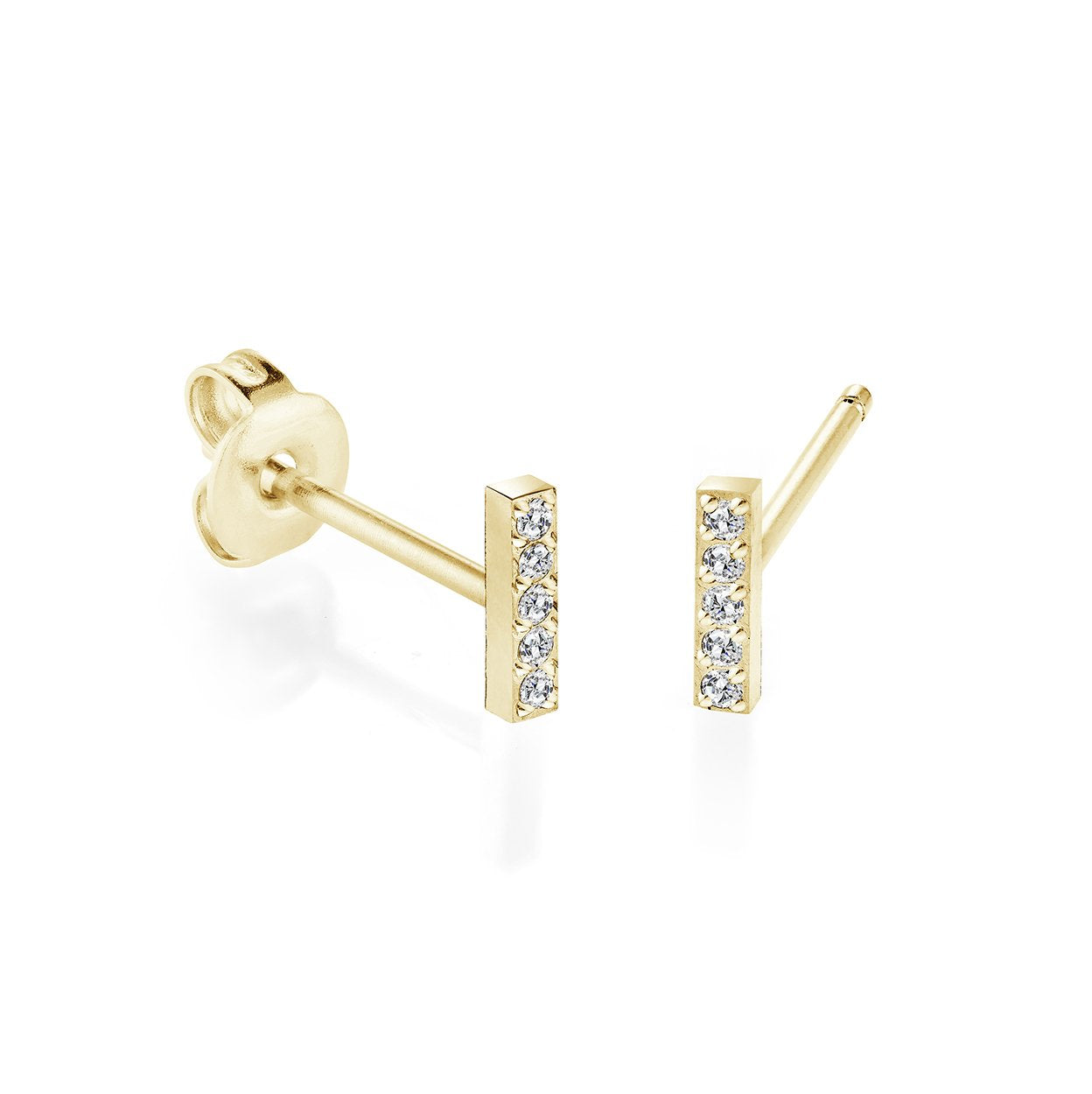 MINI CZ BAR STUDS