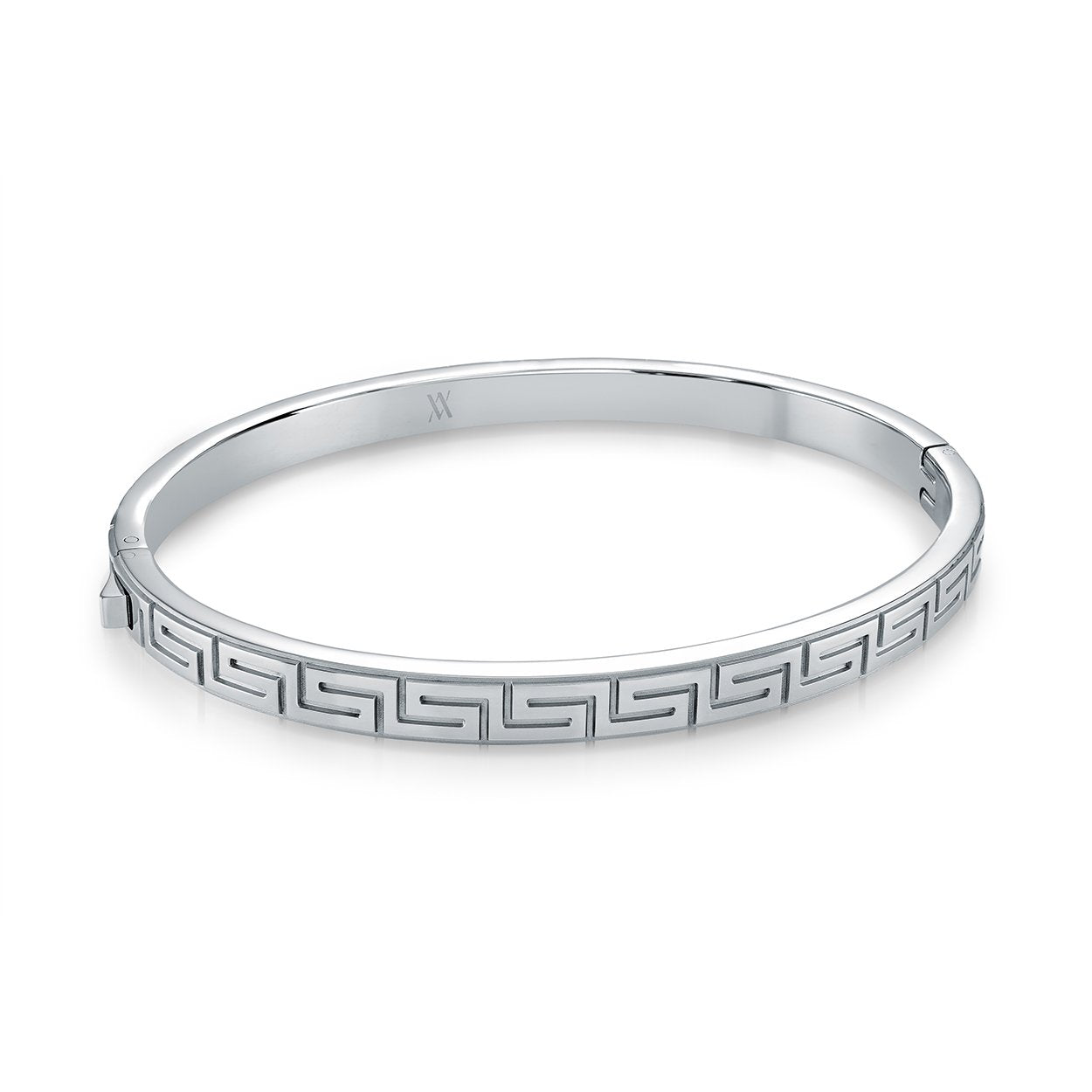 5MM GREEK-KEY BANGLE
