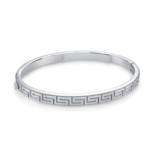 5MM GREEK-KEY BANGLE
