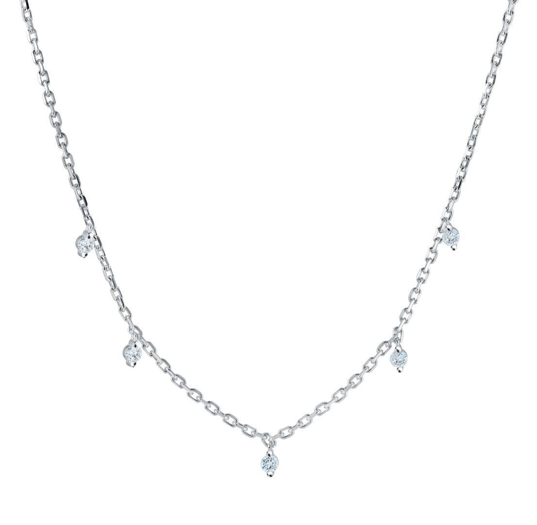 CZ STATION NECKLACE