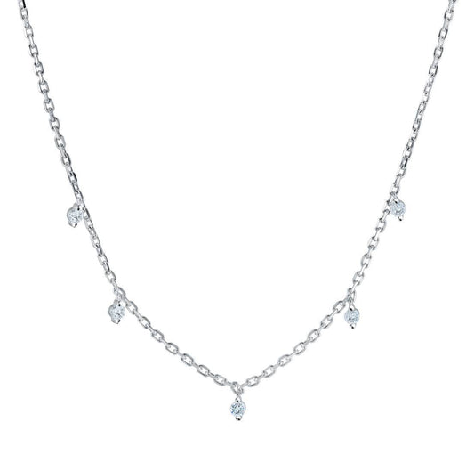 CZ STATION NECKLACE