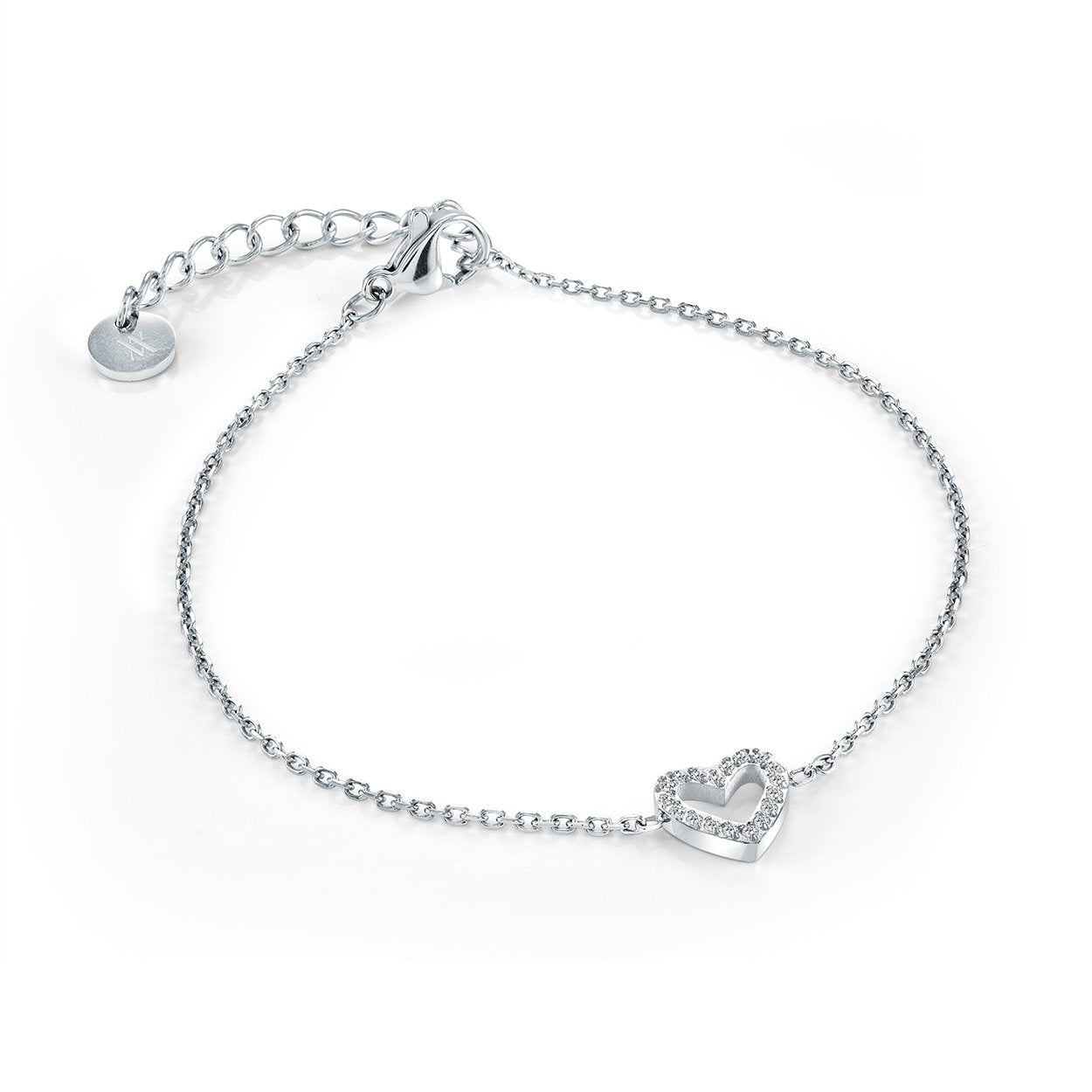 HEART & CZ BRACELET