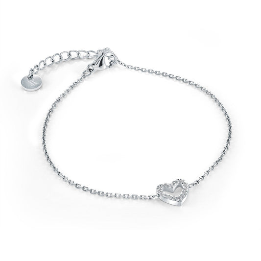 HEART & CZ BRACELET