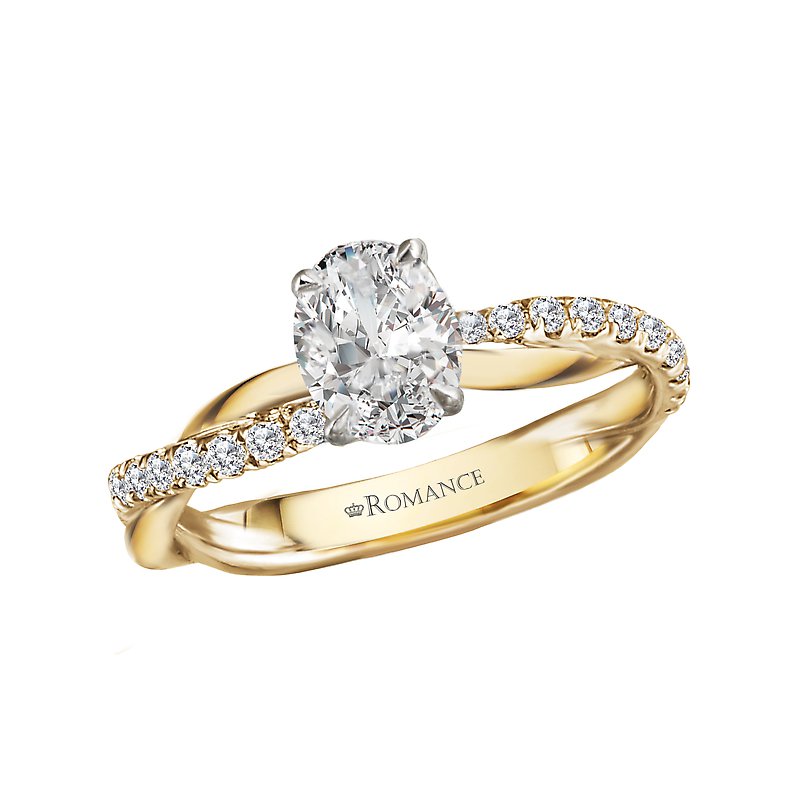 Romance Semi-Mount Diamond Engagement Ring