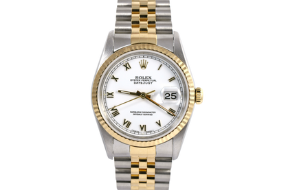 1991 Rolex Datejust 36mm - 16233 (White Roman)