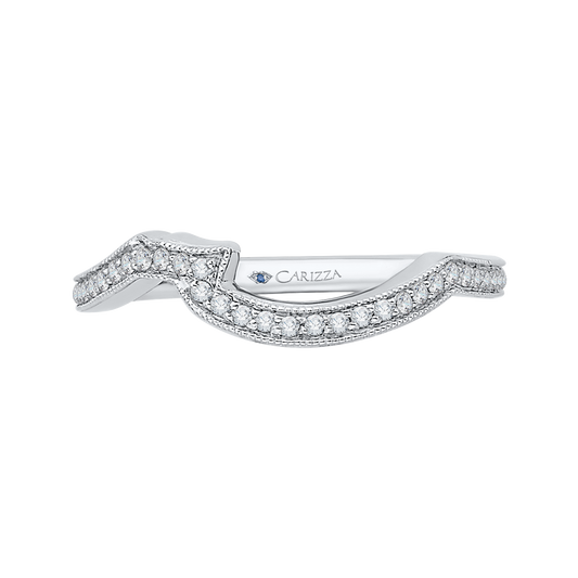 Diamond Wedding Band in 14K White Gold
