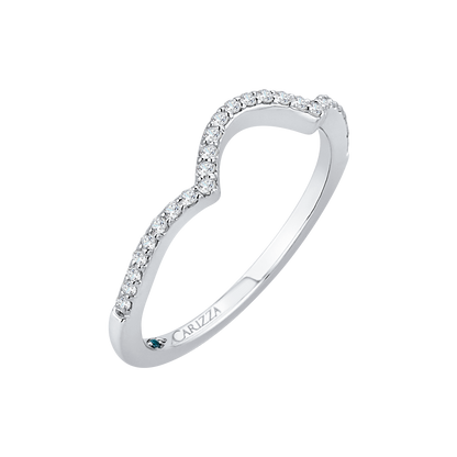 Diamond Wedding Band in 14K White Gold