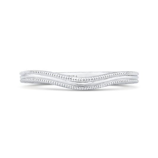 Wedding Band in 14K White Gold