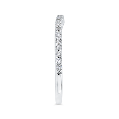 Diamond Wedding Band in 14K White Gold