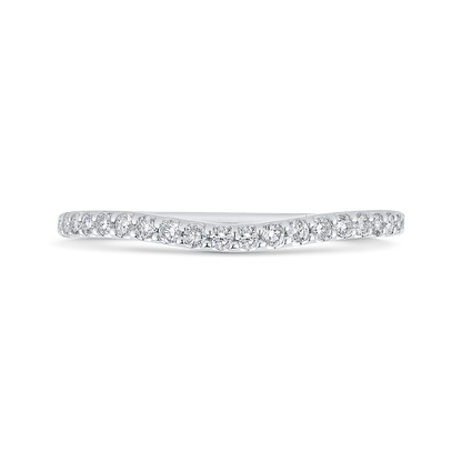 Diamond Wedding Band in 14K White Gold