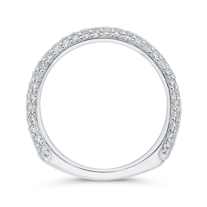 Diamond Wedding Band in 14K White Gold