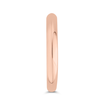 Plain Wedding Band in 14K Rose Gold