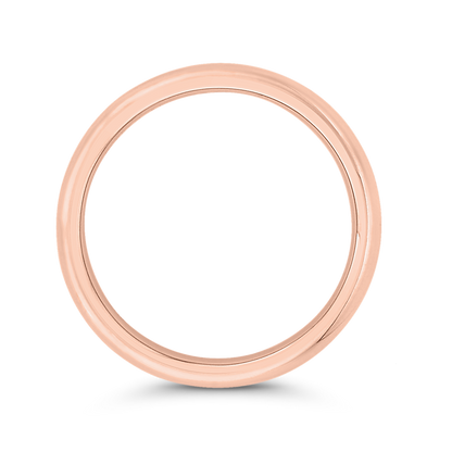 Plain Wedding Band in 14K Rose Gold