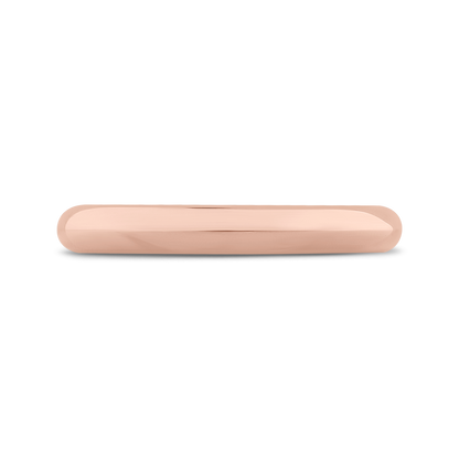 Plain Wedding Band in 14K Rose Gold