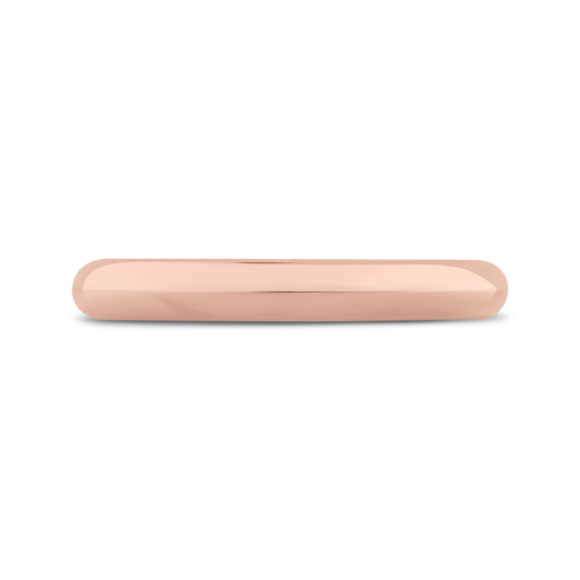 Plain Wedding Band in 14K Rose Gold