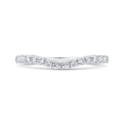 Diamond Wedding Band in 14K White Gold