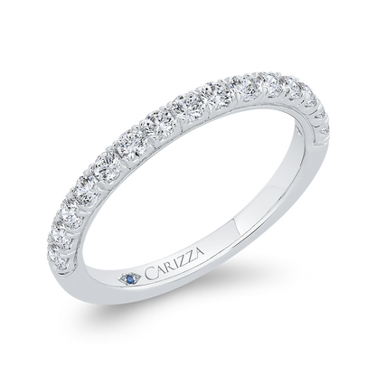 Diamond Wedding Band in 14K White Gold