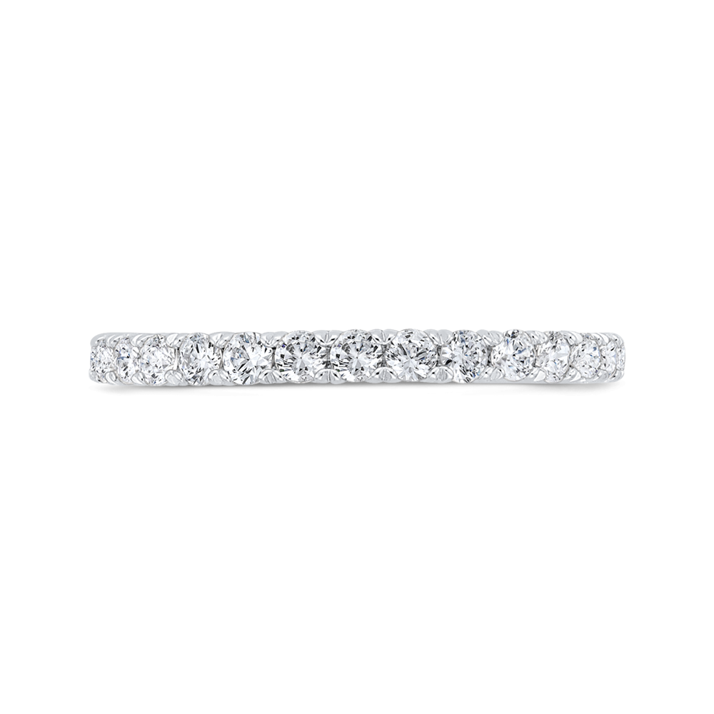 Diamond Wedding Band in 14K White Gold