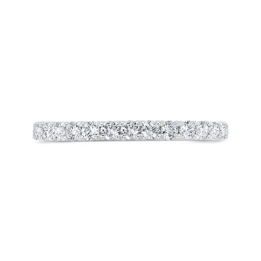 Diamond Wedding Band in 14K White Gold