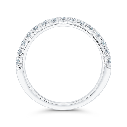 Diamond Wedding Band in 14K White Gold