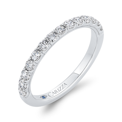 Diamond Wedding Band in 14K White Gold