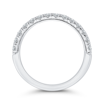 Diamond Wedding Band in 14K White Gold