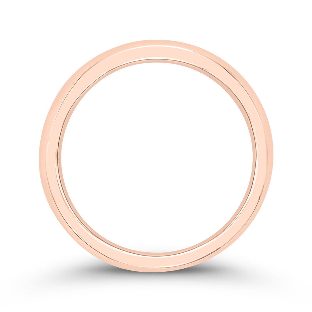 Plain Wedding Band in 14K Rose Gold