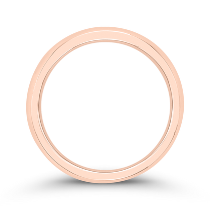 Plain Wedding Band in 14K Rose Gold