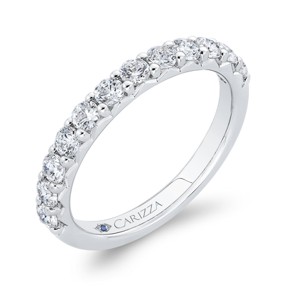 Diamond Wedding Band in 14K White Gold